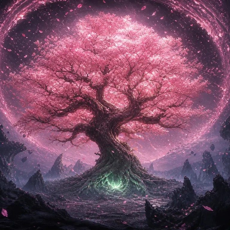 Profound Heavenly Floral Tree