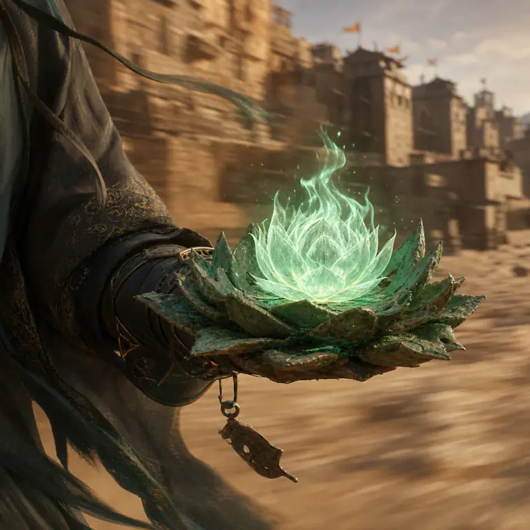 Green Lotus Core Flame