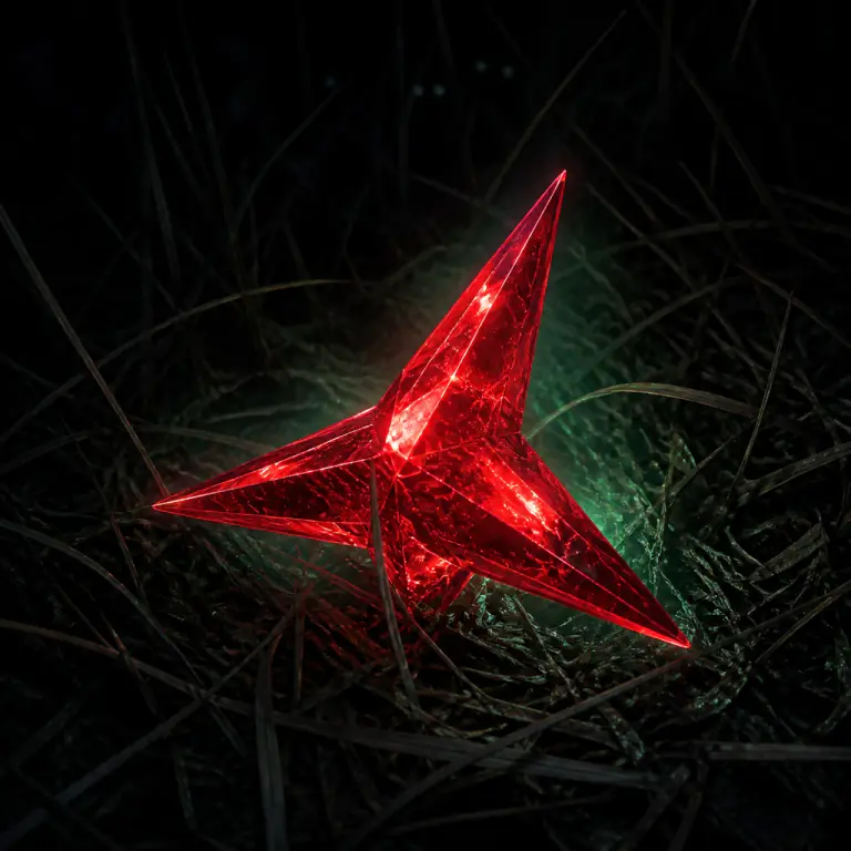 Red Caltrop Diamond