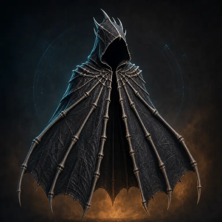 Enchanted Nightgaunt Cloak of Stoutness