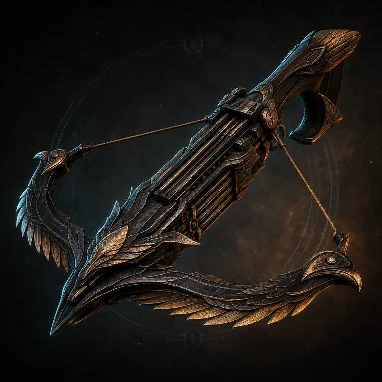 Enchanted Repeating Crossbow of the Scavenger Mother of Mothers