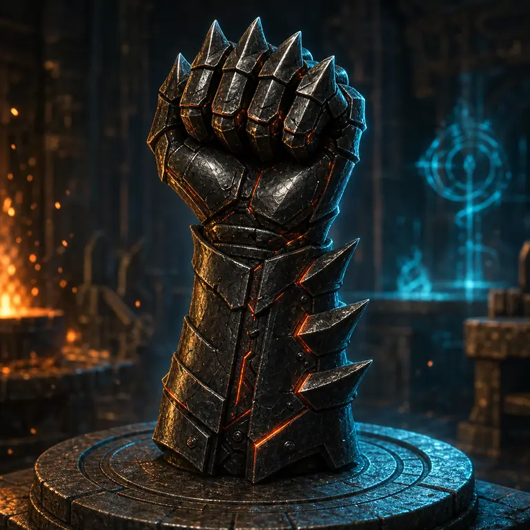 Enchanted War Gauntlet of the Exalted Grull