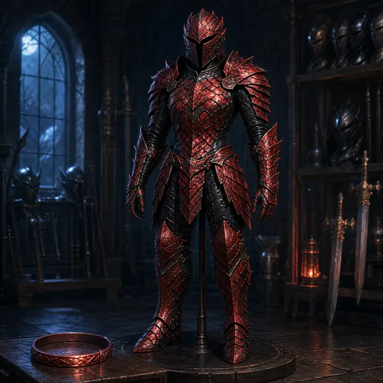 Crimson Dragon Scale Armor