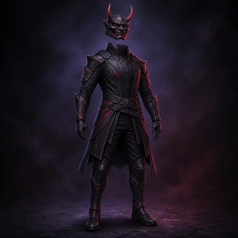 Demon Mask and Suit
