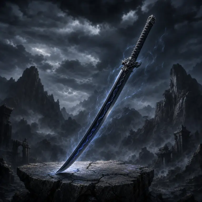 Black Heavenly Demon Sword