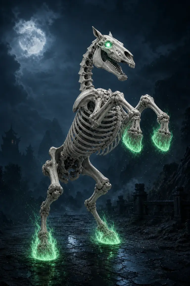Skeletal War Horse