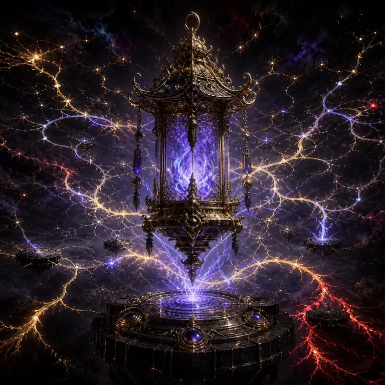 Lantern of Infinite Paths